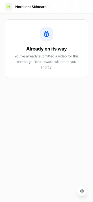 Already submitted